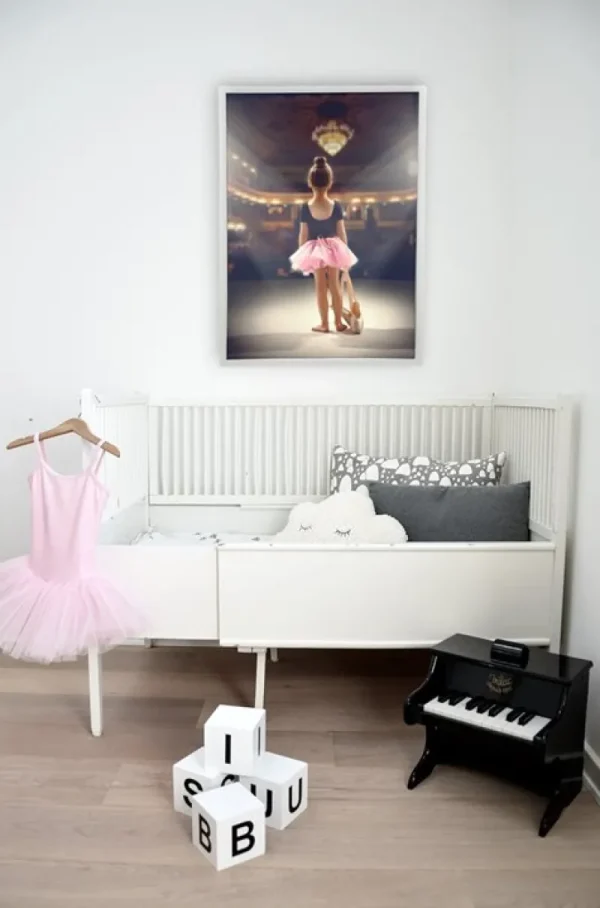 Dansebutikken Balletplakat med ballerina på scene> Andet Til Ballet