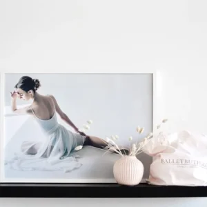 Dansebutikken Balletplakat med yndig hvid ballerina> Andet Til Ballet