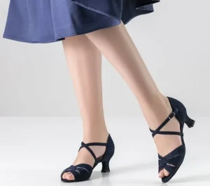 Dansebutikken Blå Ebony dansesko i ruskind Werner Kern>Dame Salsasko Damer | Tangosko Damer