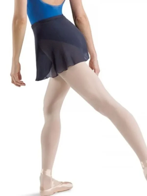 Dansebutikken Bloch navy kort chiffon slå om skirt>Dame Underdele Damer | Ballet Underdele Damer