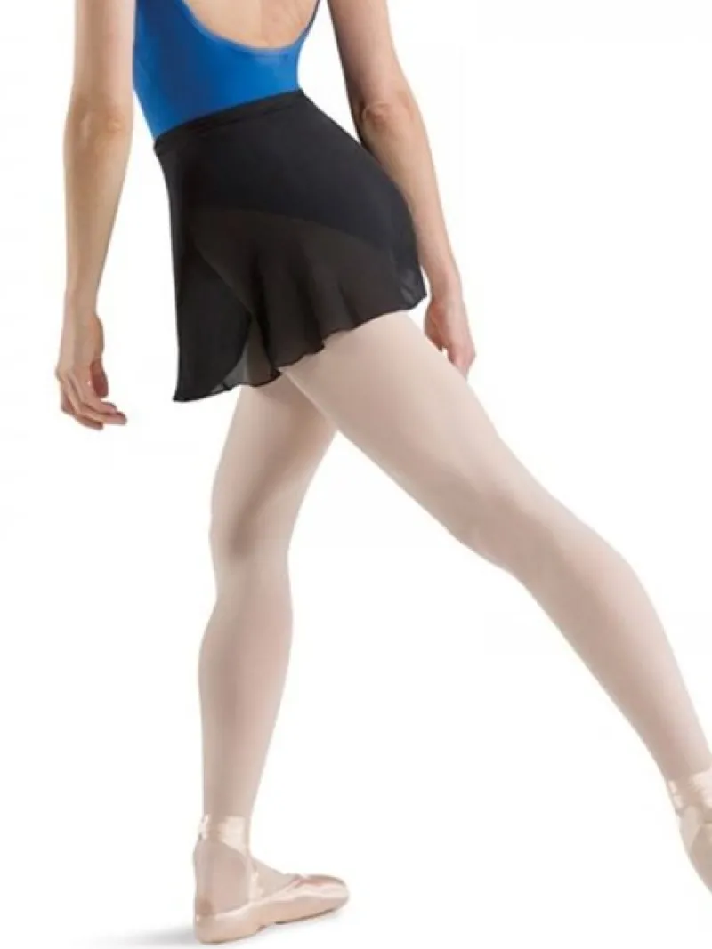 bloch_sort_kort_chiffon_s_0.webp Dansebutikken Bloch sort kort chiffon slå om skirt>Dame Underdele Damer | Ballet Underdele Damer