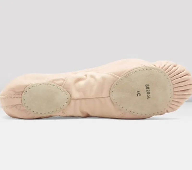 bloch_springsko_soft_ball_1.webp Dansebutikken Bloch springsko/ soft balletsko rosa splitsål> Balletsko Bløde