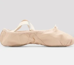 Dansebutikken Bloch springsko/ soft balletsko rosa splitsål> Balletsko Bløde