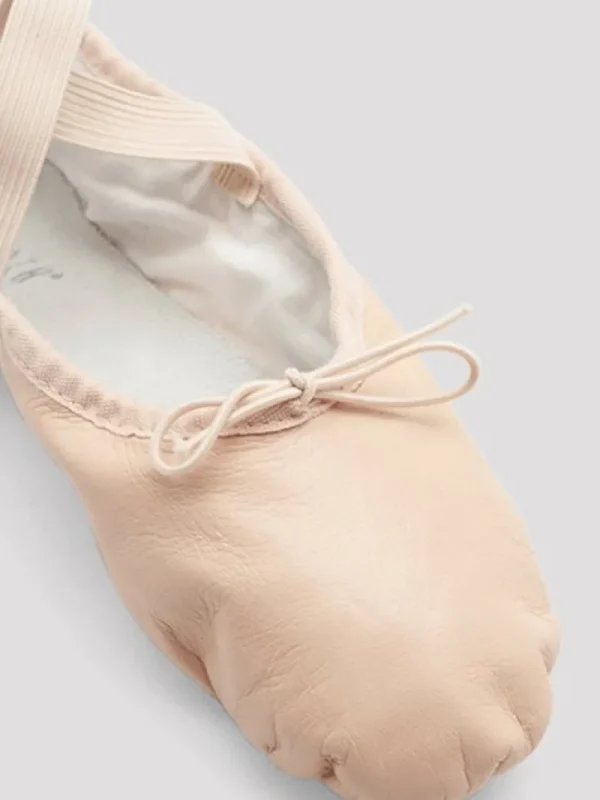 Dansebutikken Bloch springsko/ soft balletsko rosa splitsål> Balletsko Bløde