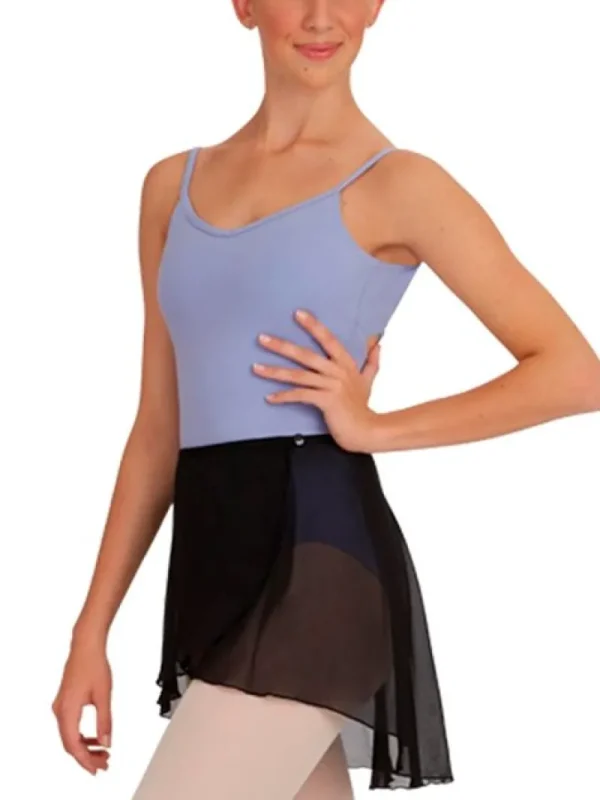 Dansebutikken Capezio sort chiffon wrap skirt>Dame Underdele Damer | Ballet Underdele Damer