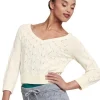 Dansebutikken Cropped strik fra Bloch - creme>Dame Dragter Damer