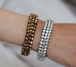 Dansebutikken Crystal rhinsten armbånd> Smykker Til Dans