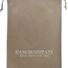 Dansebutikken Dancecompany sandfarvet skopose med logo> Dansetasker | Dansesko Tilbehør