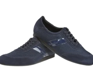 Dansebutikken Diamant mørkeblå dansesneaker vario spin sål til herrer> Tangosko Herrer | Salsasko Herrer