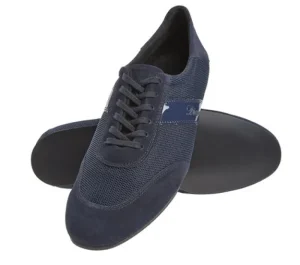 Dansebutikken Diamant mørkeblå dansesneaker vario spin sål til herrer> Tangosko Herrer | Salsasko Herrer