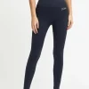 Dansebutikken Drop of mindfulness mørkeblå seamless leggings> Pilates Bukser/leggings | Yogabukser