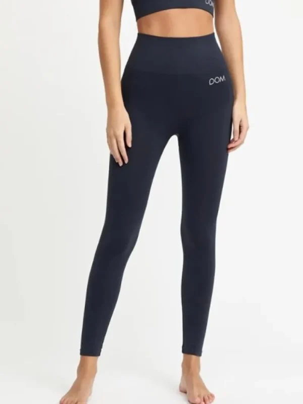 Dansebutikken Drop of mindfulness mørkeblå seamless leggings> Pilates Bukser/leggings | Yogabukser