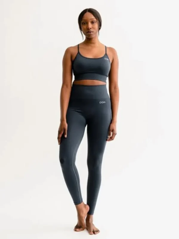 Dansebutikken Drop of mindfulness mørkeblå seamless leggings> Pilates Bukser/leggings | Yogabukser