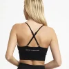 Dansebutikken Drop of mindfulness seamless sports top sort>Dame Yogatoppe | Overdele Damer