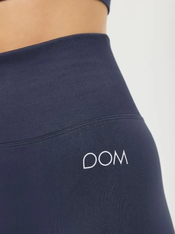 Dansebutikken Drop of mindfulness seamless leggings i mørkeblå> Pilates Bukser/leggings | Yogabukser