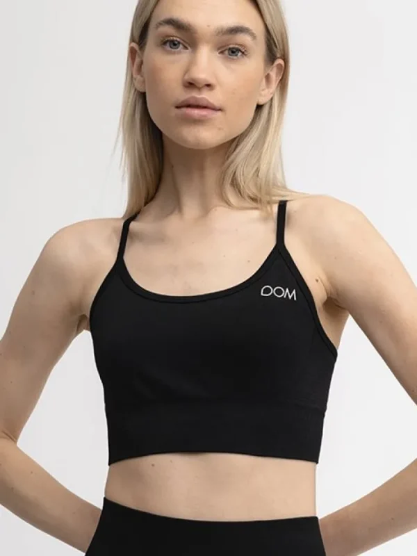 Dansebutikken Drop of mindfulness seamless sports top sort>Dame Yogatoppe | Overdele Damer