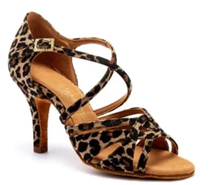 Dansebutikken Flot salsa/latinsko leopard Mia International>Dame Salsasko Damer | Latinsko Damer