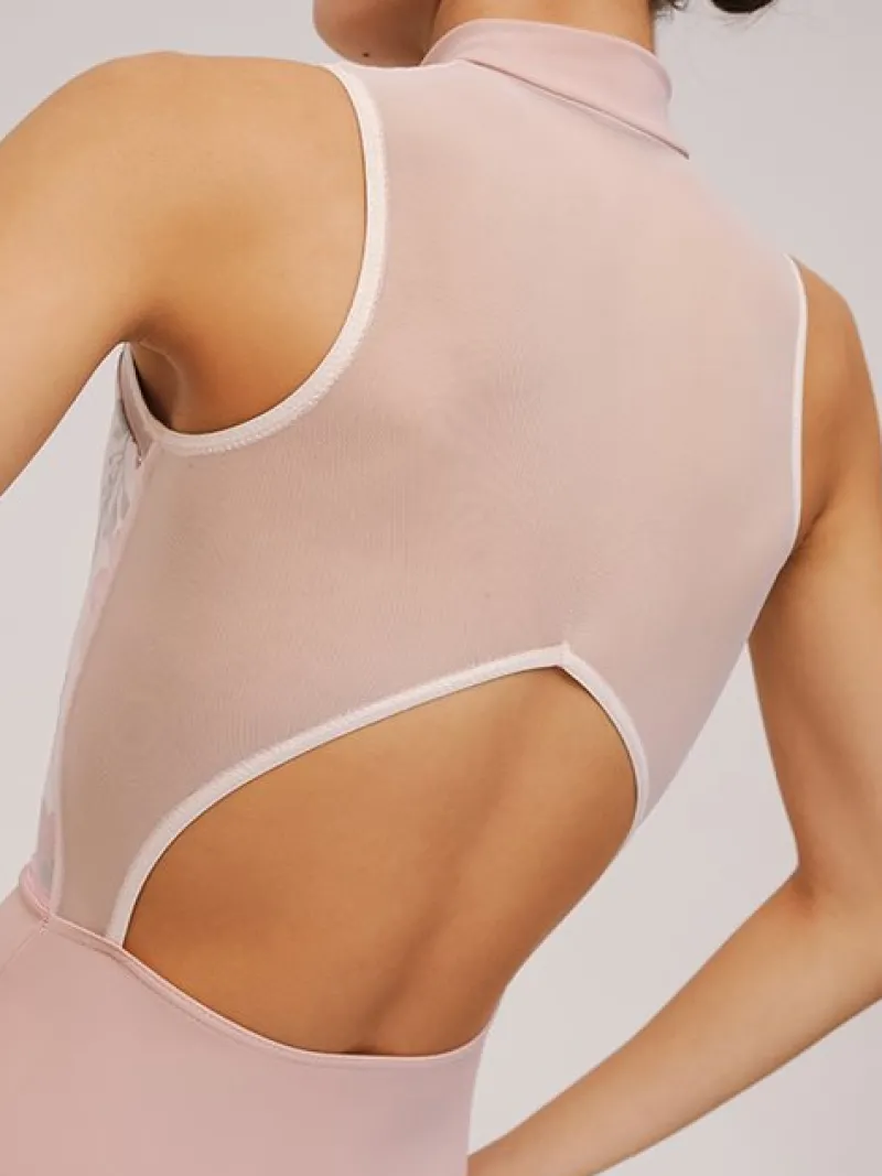 grishko_tearosa_hjhalset__2.webp Dansebutikken Grishko tea-rosa højhalset dragt med smukke detaljer>Dame Balletdragter Damer