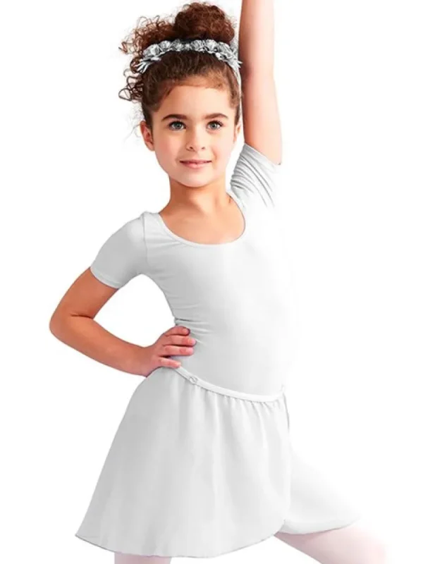 Dansebutikken Hvid chiffon skirt piger Capezio>Børn Gymnastikkjole Piger | Ballet Underdele Børn