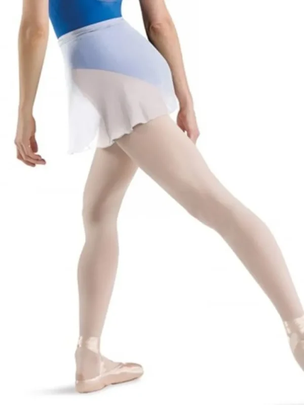 Dansebutikken Hvidt wrap georgette skirt fra Bloch>Dame Underdele Damer | Ballet Underdele Damer