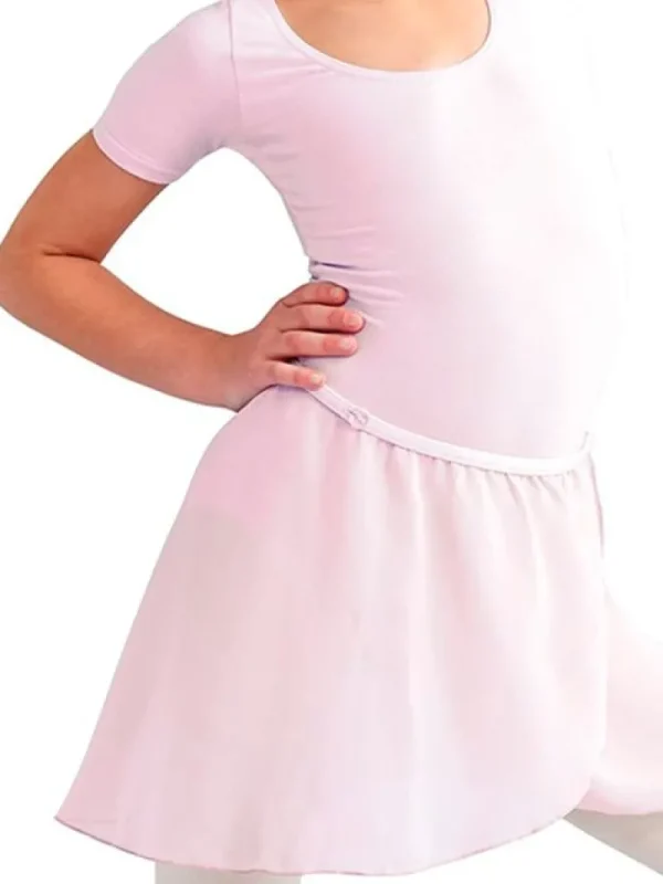 Dansebutikken Lyserød chiffon skirt børn Capezio>Børn Underdele Piger | Gymnastikkjole Piger