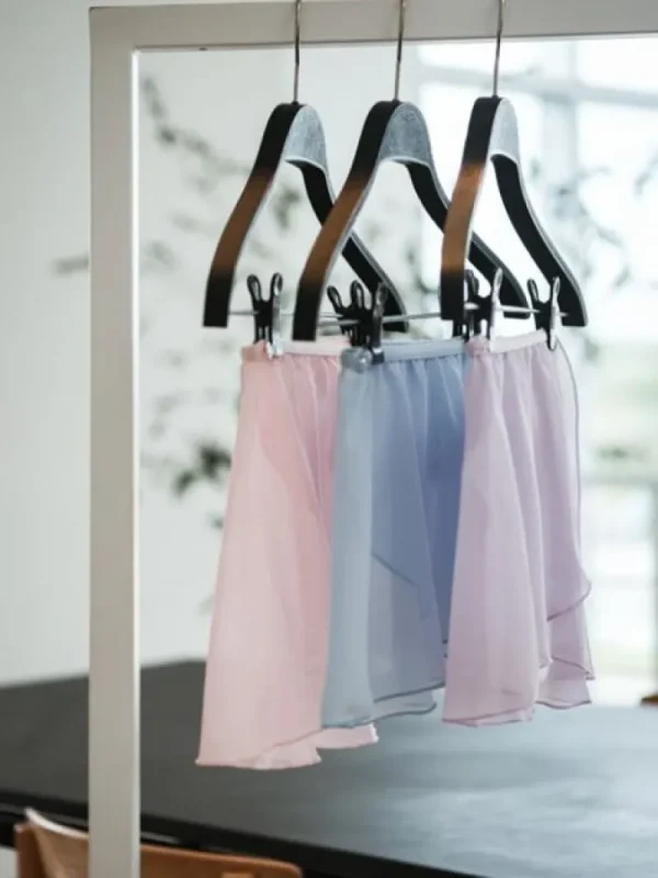 Dansebutikken Lyserød chiffon skirt børn Capezio>Børn Underdele Piger | Gymnastikkjole Piger