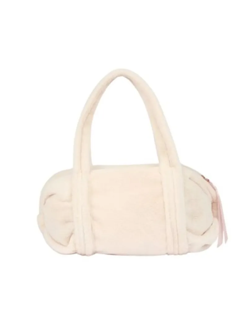 lyserd_plyspels_taske_fra_2.webp Dansebutikken Lyserød plyspels taske fra Repetto> Andet Til Ballet | Dansetasker