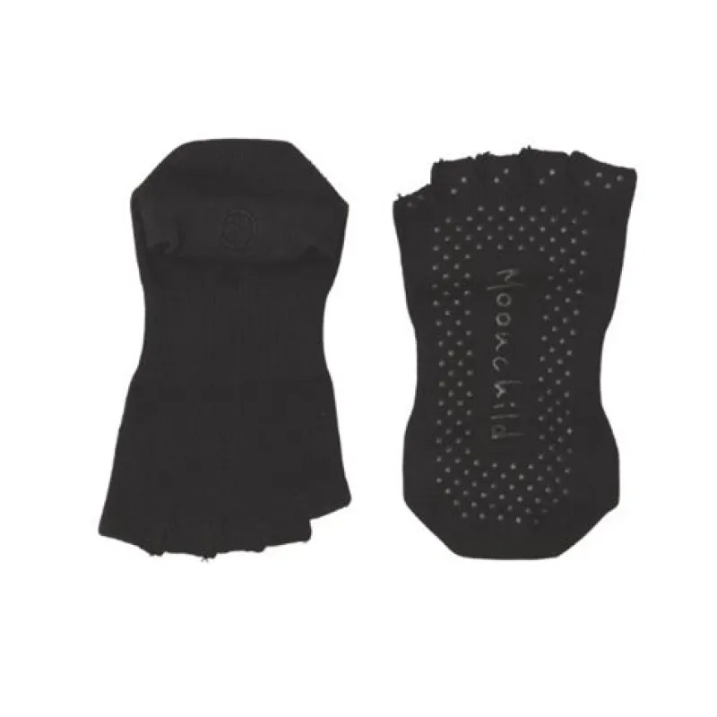 moonchild_sorte_opentoe_s_1.webp Dansebutikken Moonchild sorte open-toe socks> Andet Til Yoga