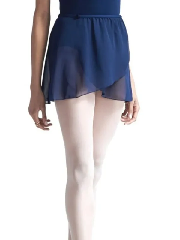 Dansebutikken Navy chiffon skirt børn Capezio>Børn Gymnastikkjole Piger | Ballet Underdele Børn