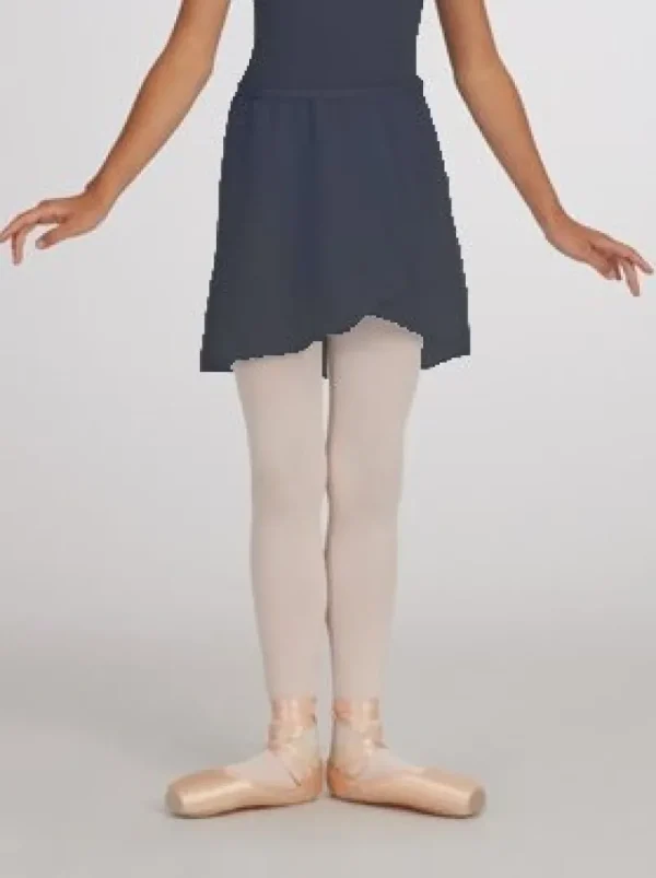 Dansebutikken Navy chiffon skirt børn Capezio>Børn Gymnastikkjole Piger | Ballet Underdele Børn