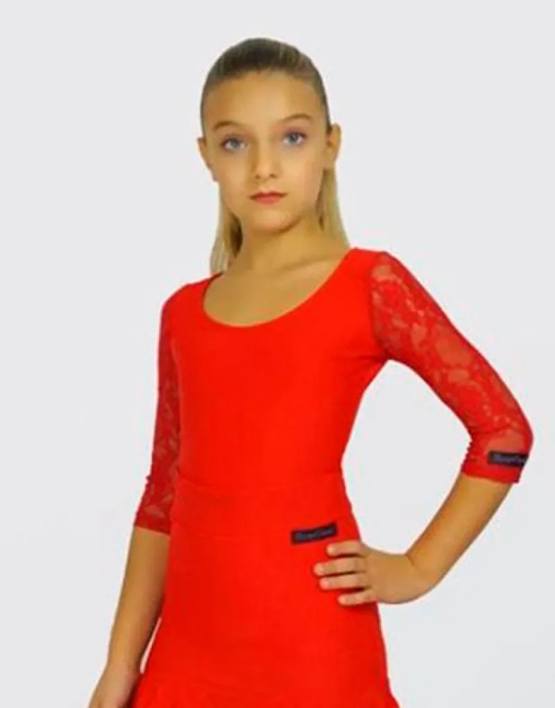 rd_body_til_dans_til_pige_0.webp Dansebutikken Rød body til dans til piger - Ready4dance> Dansetøj Pige