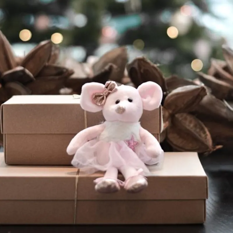 sd_ballet_mus__rosa_1.webp Dansebutikken Sød ballet mus - rosa>Børn Andet Til Ballet | Balletting Børn