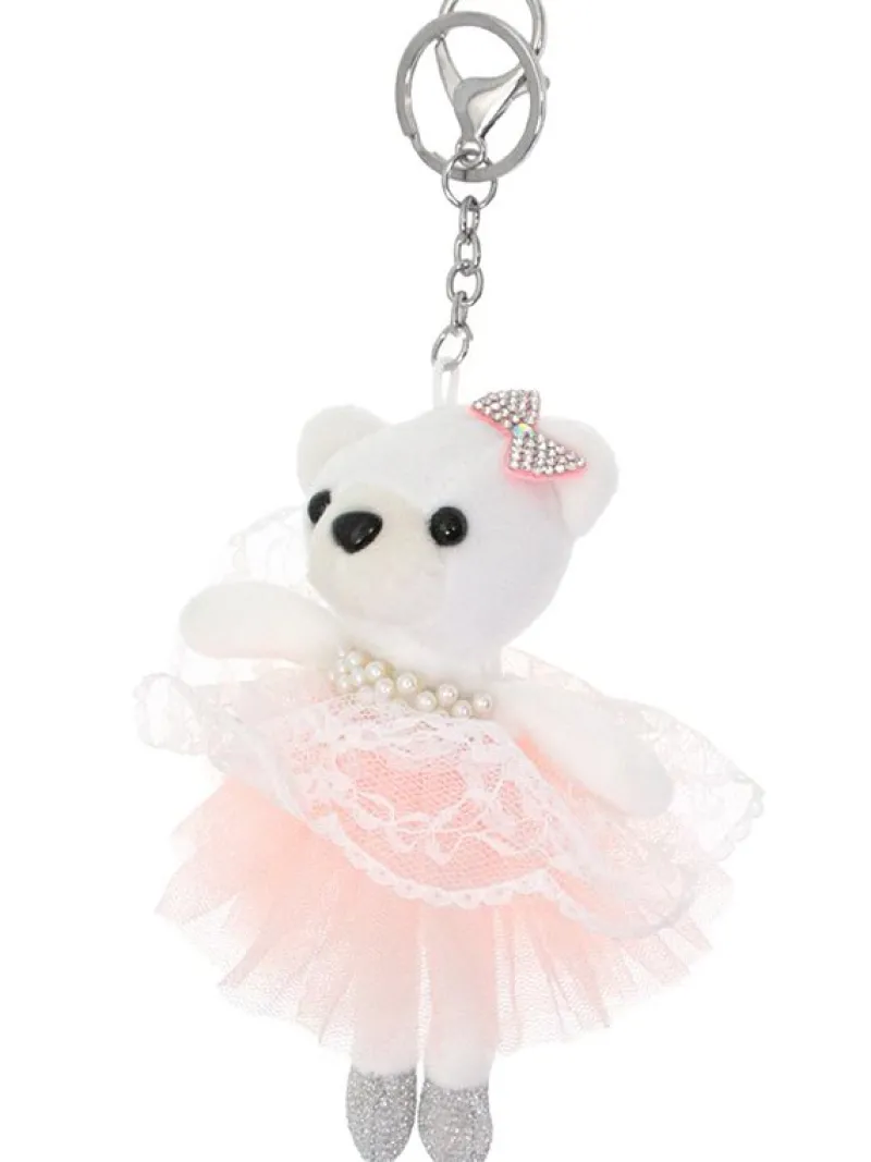 sd_balletbamse_nglering_i_0.webp Dansebutikken Sød balletbamse nøglering i hvid>Børn Andet Til Ballet | Balletting Børn