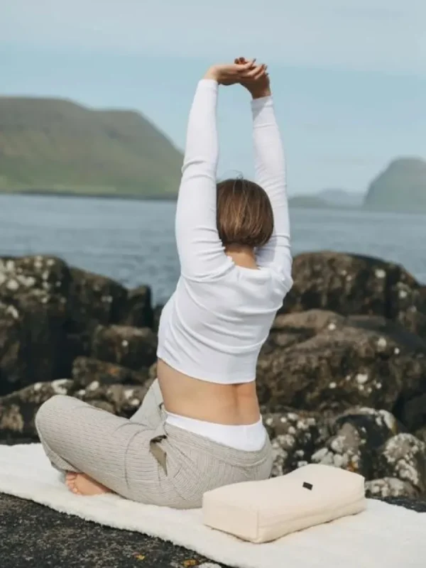 Dansebutikken Simple Days YOGA meditationspude i ivory> Andet Til Yoga