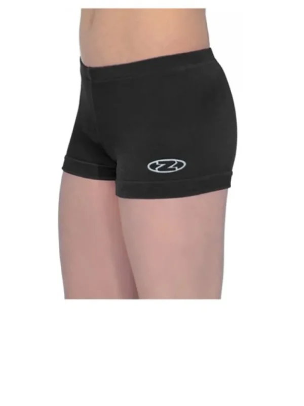 Dansebutikken Sorte basic velour shorts til piger gym The zone> Underdele Piger