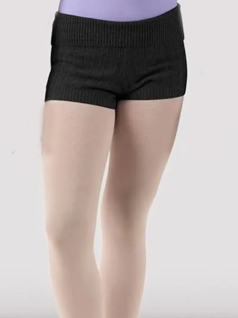 sorte_strik_shorts_med_gl_0.webp Dansebutikken Sorte strik shorts med glimmer tråd Bloch>Børn Ballet Underdele Børn