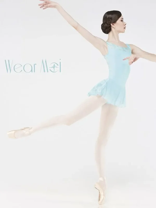 Dansebutikken Wear Moi elegant lys turkis balletkjole>Dame Balletkjole Piger | Balletdragter Damer