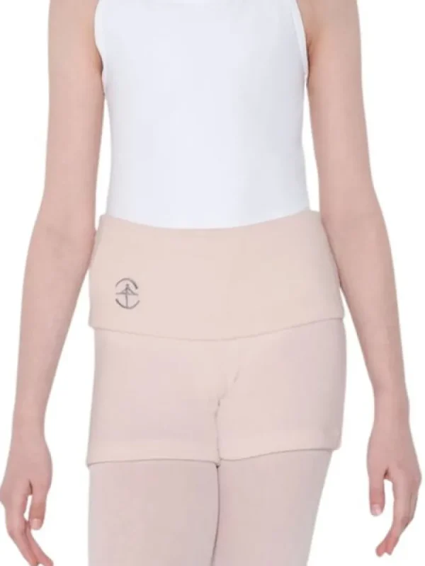 Dansebutikken Wearmoi rosa strikshorts børn ballet/gymnastik>Børn Underdele Piger | Ballet Underdele Børn