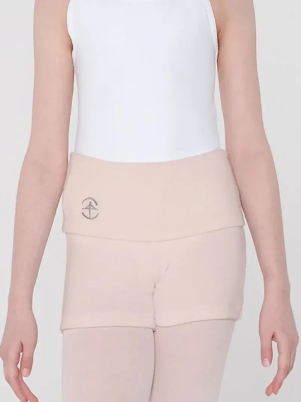 Dansebutikken Wearmoi rosa strikshorts børn ballet/gymnastik>Børn Underdele Piger | Ballet Underdele Børn