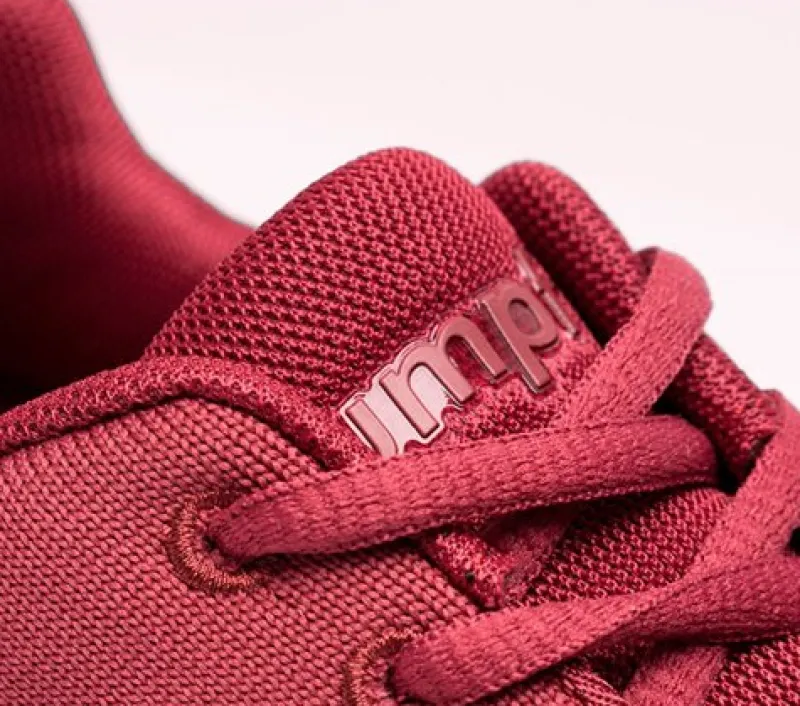 zuma_rumpf_sneaker_vinrd__1.webp Dansebutikken ZUMA Rumpf sneaker vinrød åndbar knit>Dame Sneakers Børn | Salsasko Damer