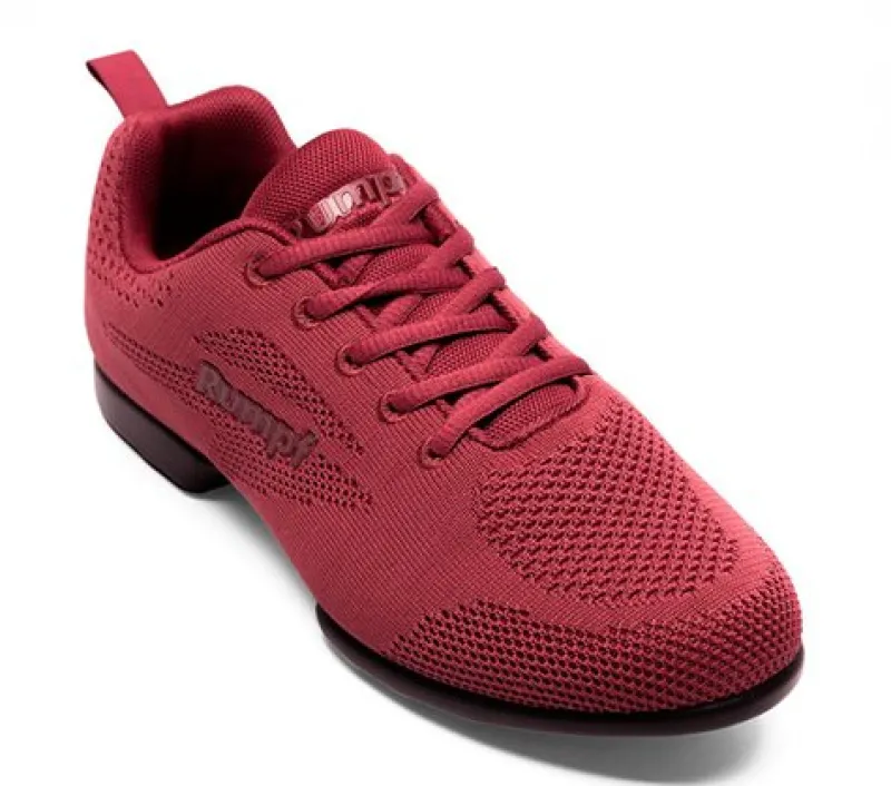 zuma_rumpf_sneaker_vinrd__4.webp Dansebutikken ZUMA Rumpf sneaker vinrød åndbar knit>Dame Sneakers Børn | Salsasko Damer